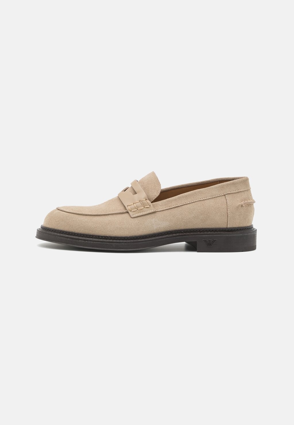 

Туфли без шнурков Shoes Emporio Armani, цвет pietra