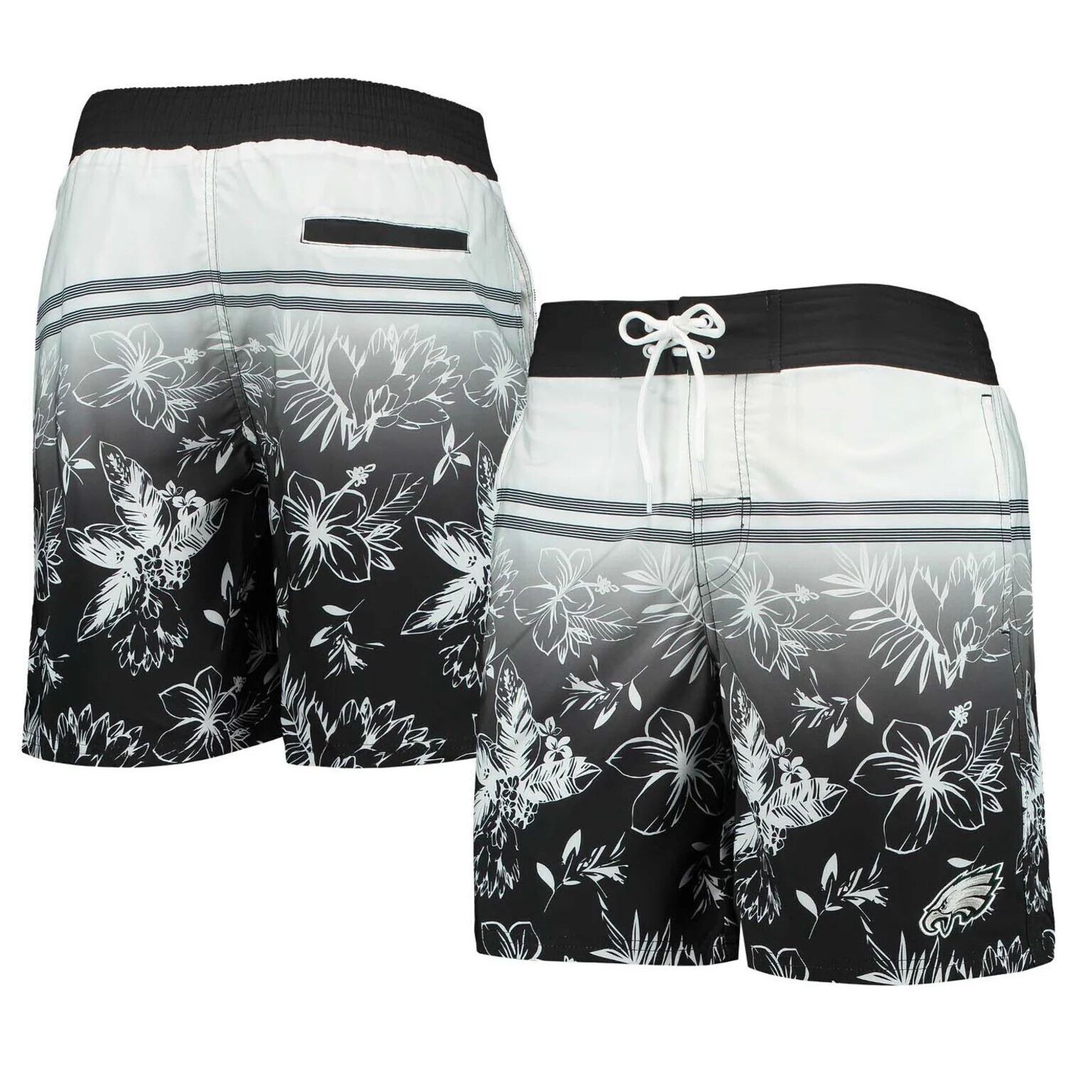 

Мужские спортивные шорты Carl Banks Black Philadelphia Eagles Island Volley Swim Shorts G-III