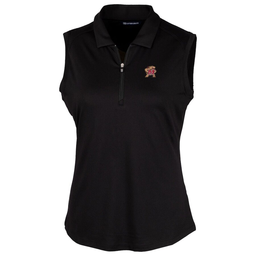

Поло без рукавов Cutter & Buck Maryland Terrapins, черный