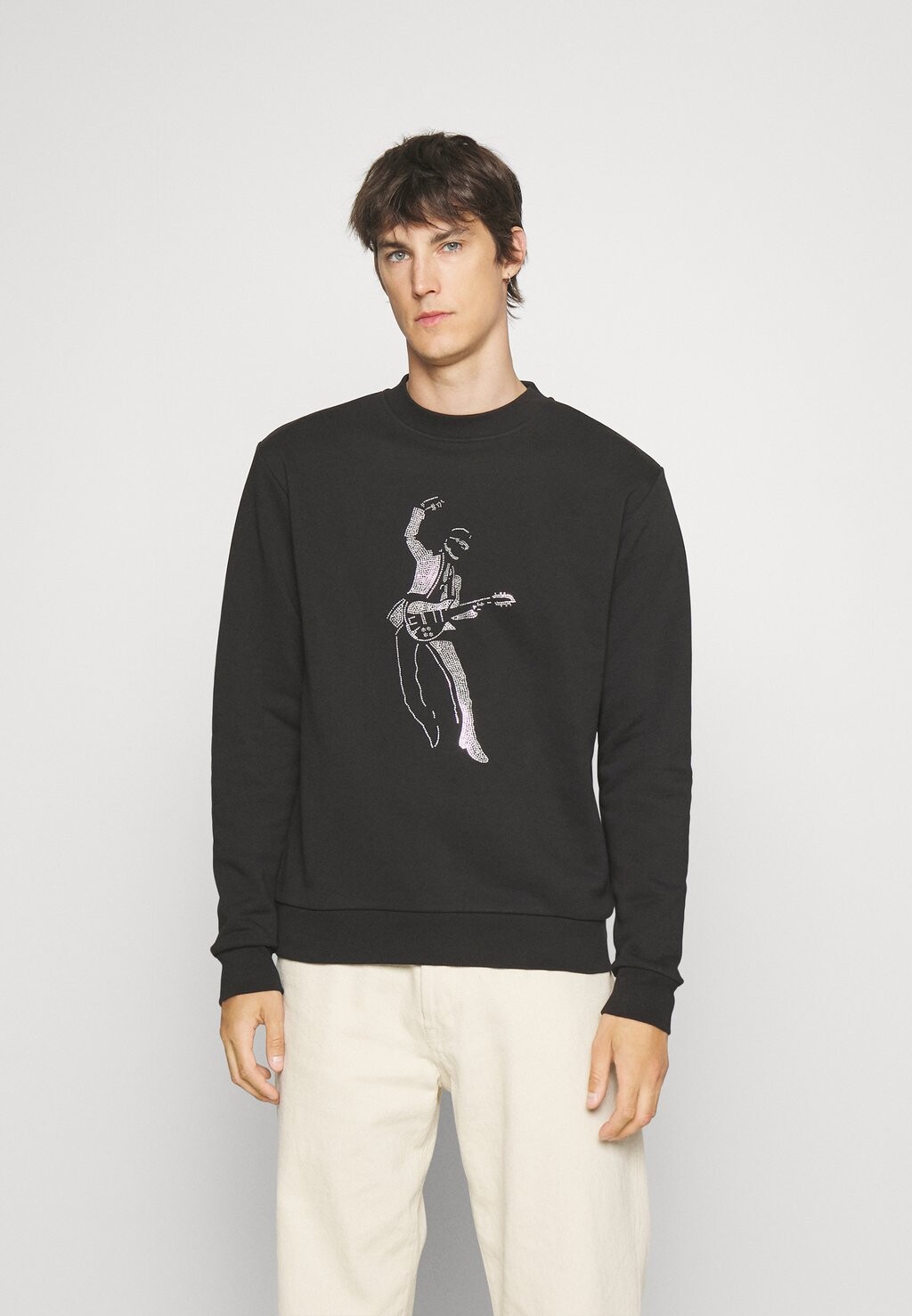 

Толстовка KARL LAGERFELD Crewneck, серебристый, Серый