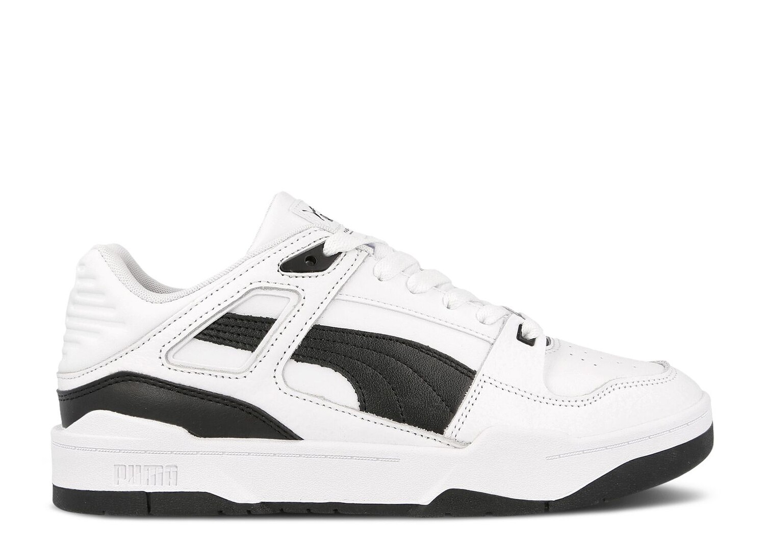 

Кроссовки Puma Slipstream Leather 'White Black', белый, Белый;черный