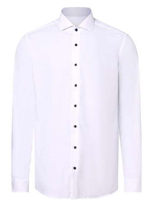

Негладкая рубашка Eterna Slim Fit, белый