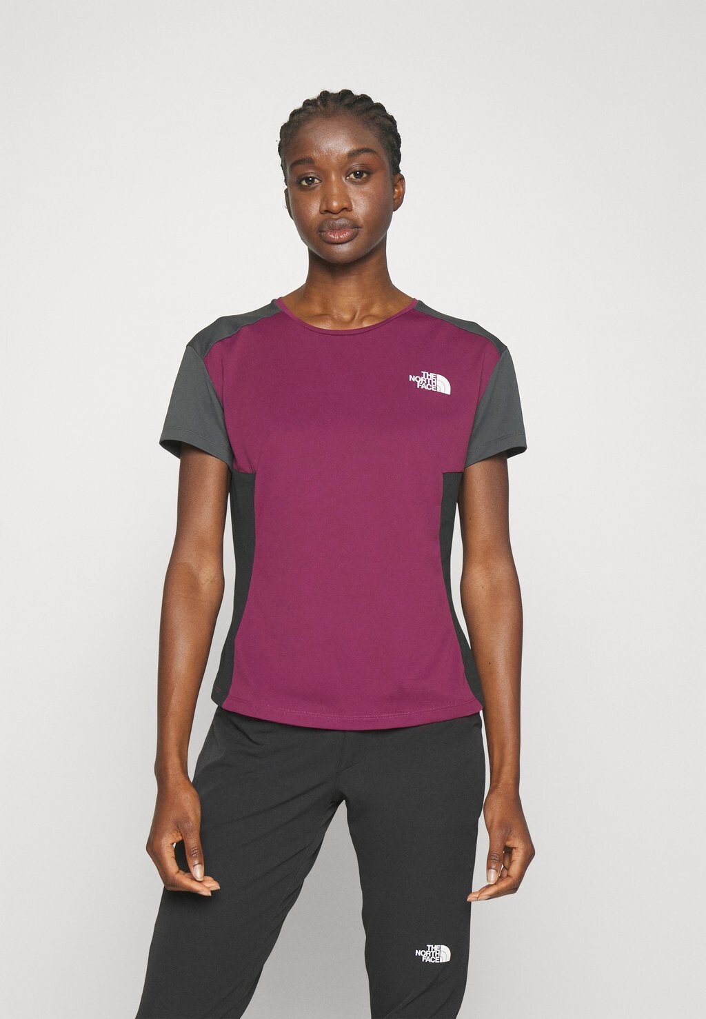 

Спортивная футболка The North Face, бордовый, Красный