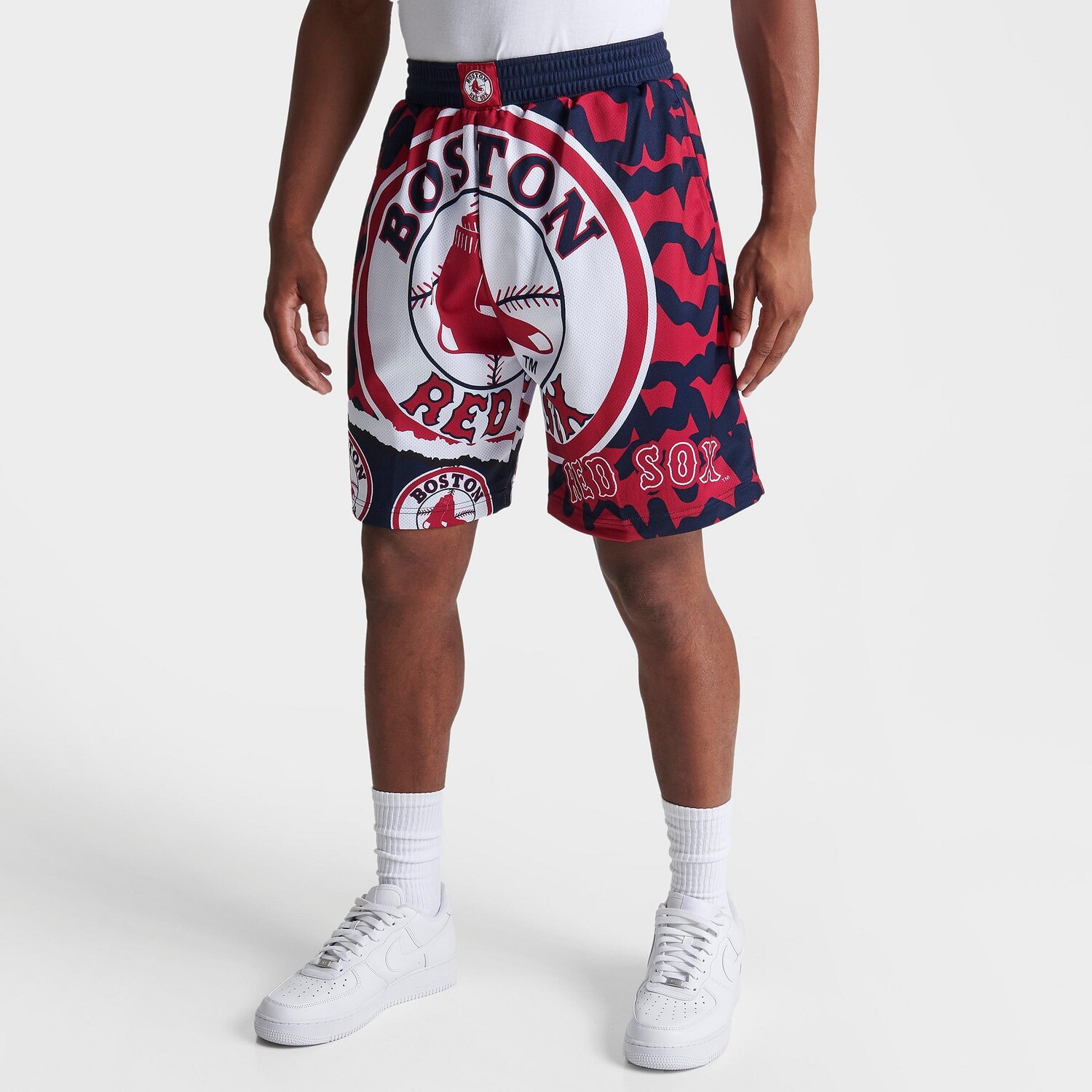 

Мужские шорты с принтом Mitchell & Ness Boston Red Sox MLB Jumbotron 2.0, синий