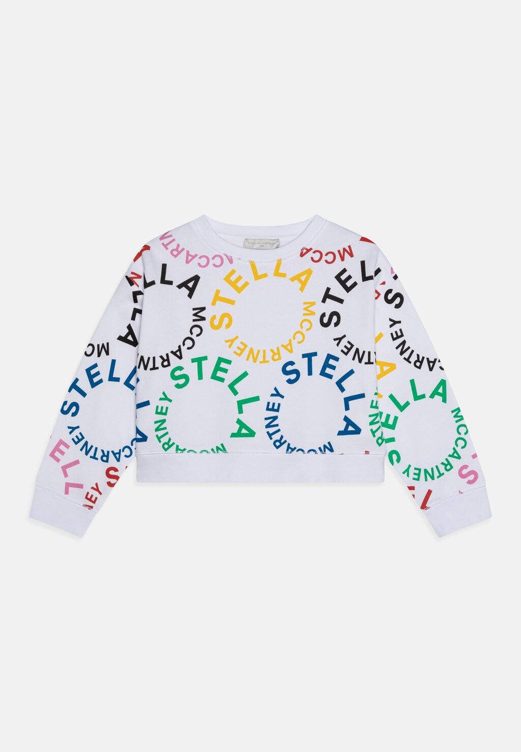 

Толстовка Printed Girl Graphic Logo Stella McCartney Kids, цвет white/colourful