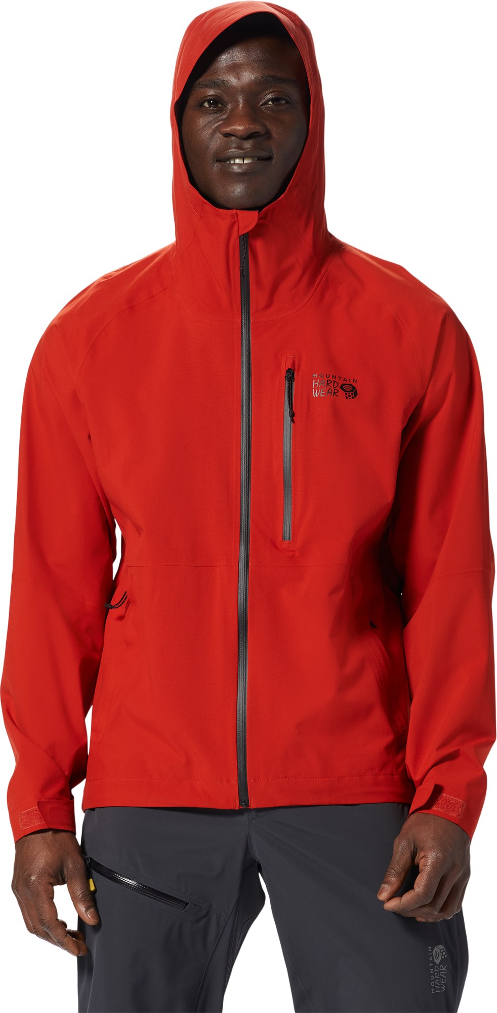 Куртка Ozonic стрейч - мужская Mountain Hardwear, оранжевый куртка мембранная мужская mountain hardwear exposure 2™ серый