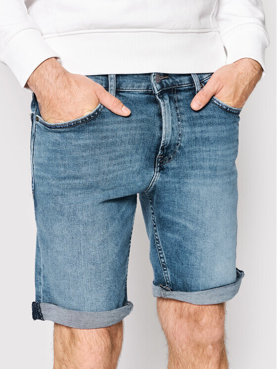 

Джинсовые шорты узкого кроя Tommy Jeans, синий