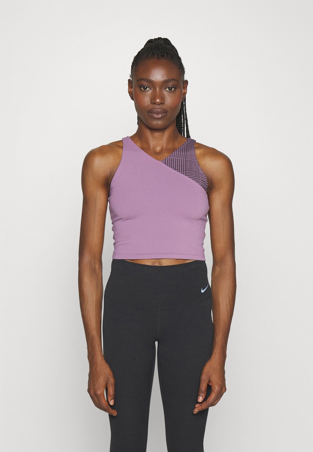 

Топ Crop Tank Nike, цвет violet dust/violet dust/white
