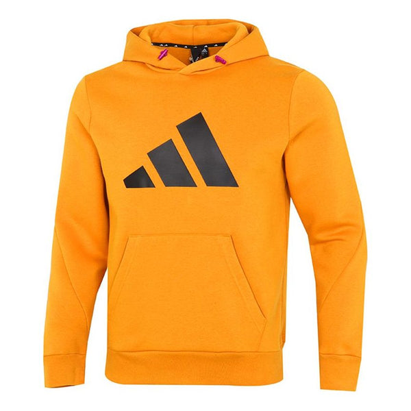 Толстовка Men's adidas Large Logo Printing Sports Orange, оранжевый