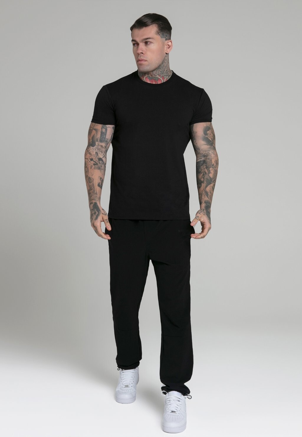 

Базовая футболка Pack Of 2 SIKSILK, черный