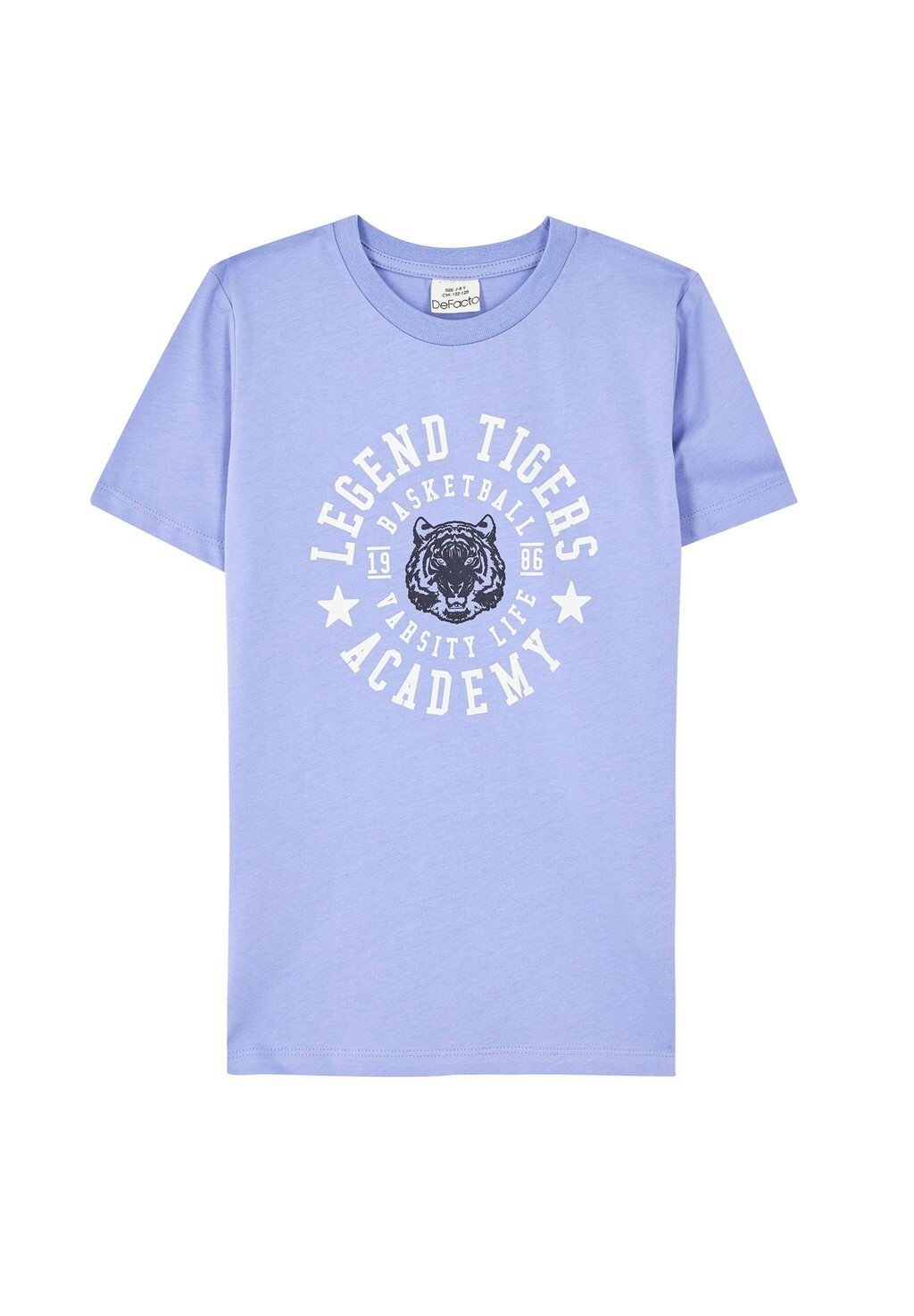 

Футболка с принтом REGULAR FIT DeFacto, цвет blue