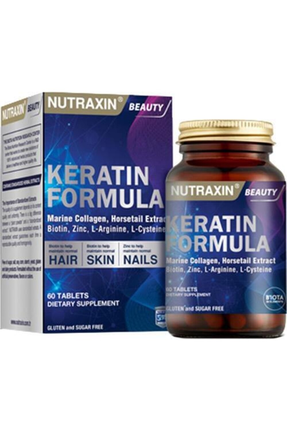 

Nutraxin Таблетка Keratin Formula 60