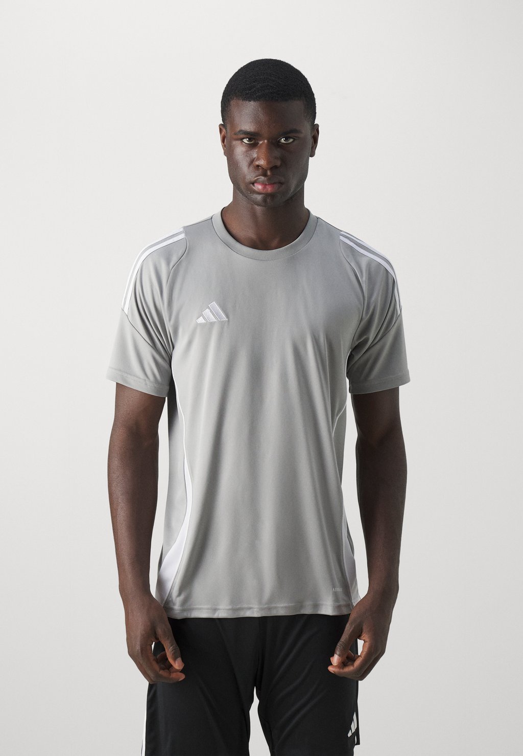 Спортивная футболка TIRO24 adidas Performance, цвет team mid grey/white