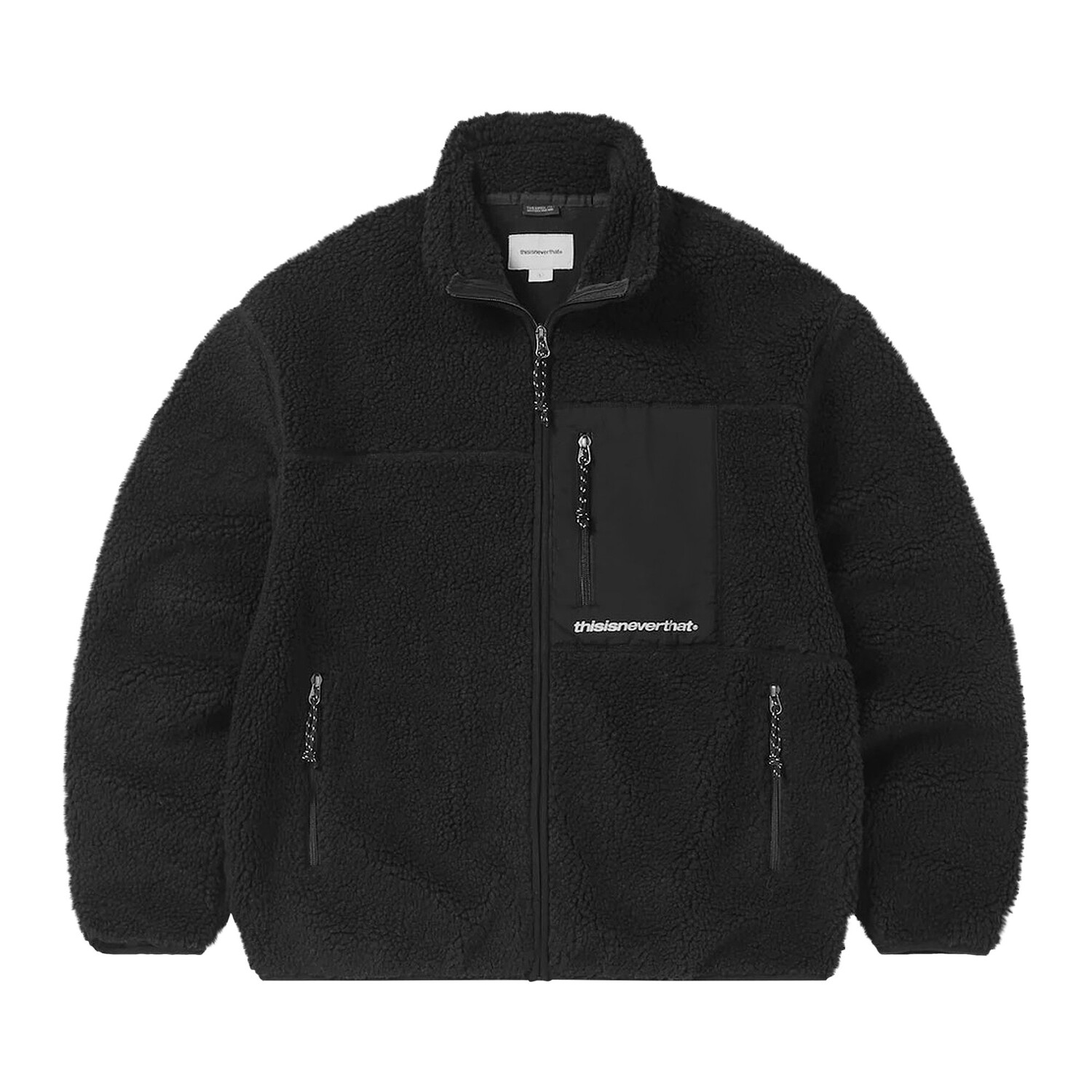 

Флисовая куртка thisisneverthat SP Sherpa, черная, Черный