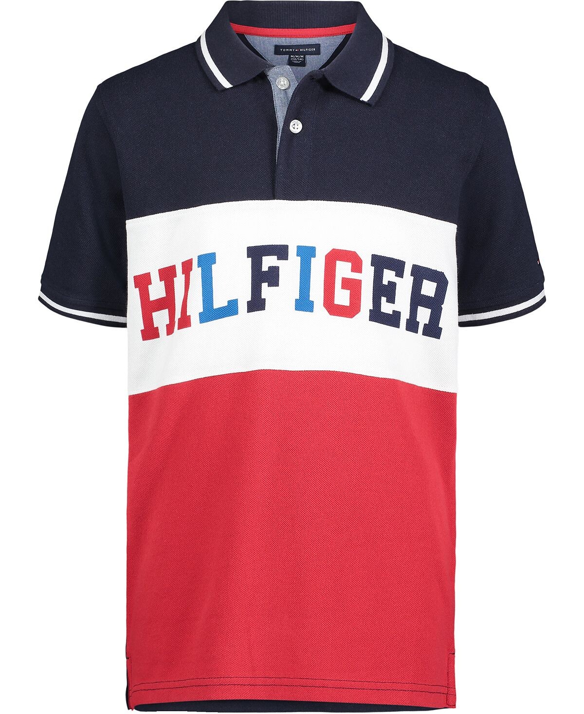 

Футболка-поло с короткими рукавами для больших мальчиков Tommy Hilfiger