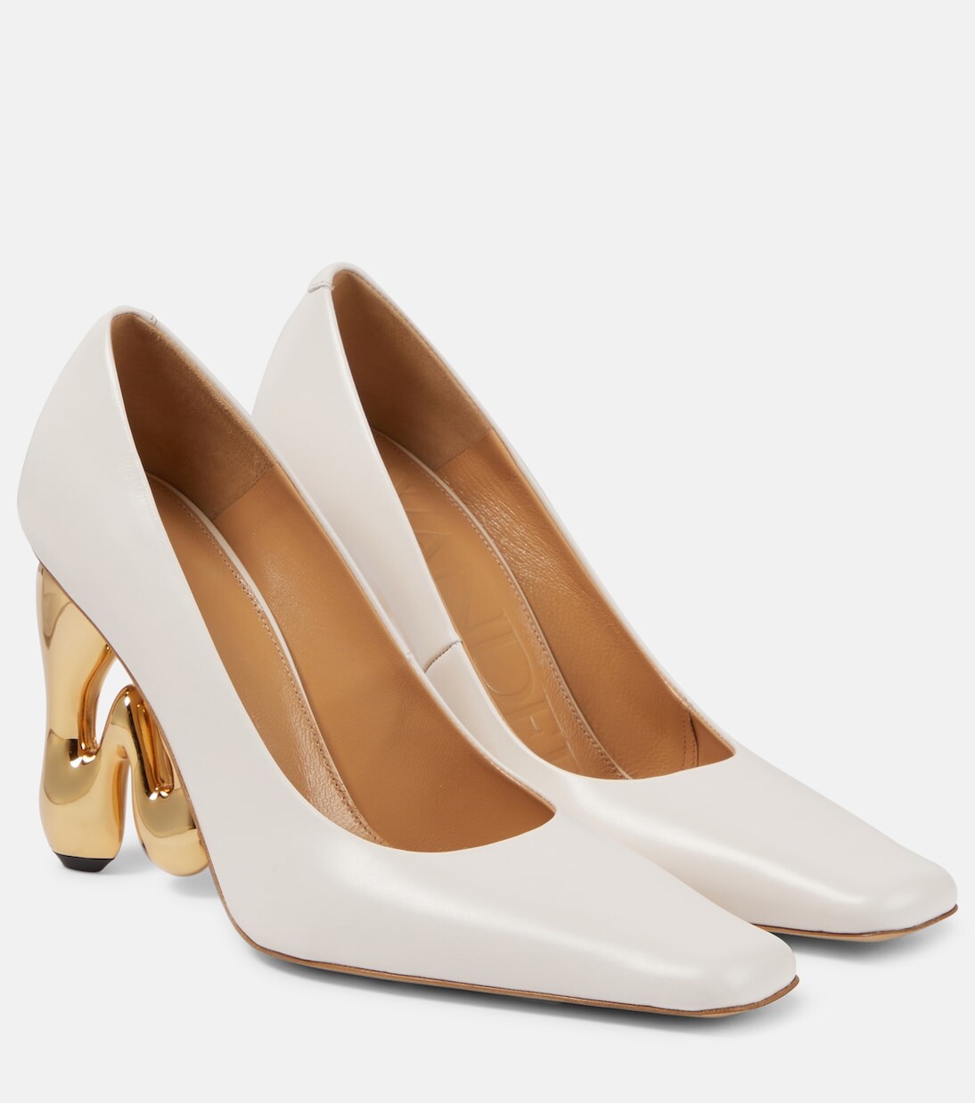 

Кожаные туфли с логотипом Jw Anderson, мультиколор