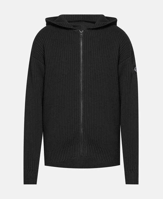 

Кардиган с капюшоном Calvin Klein Jeans, черный