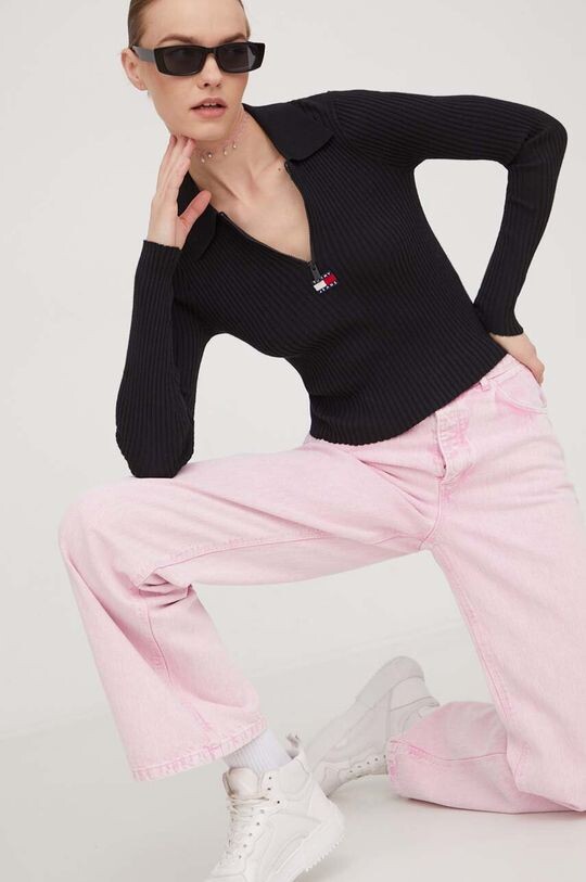 

Свитер Томми Джинс Tommy Jeans, черный