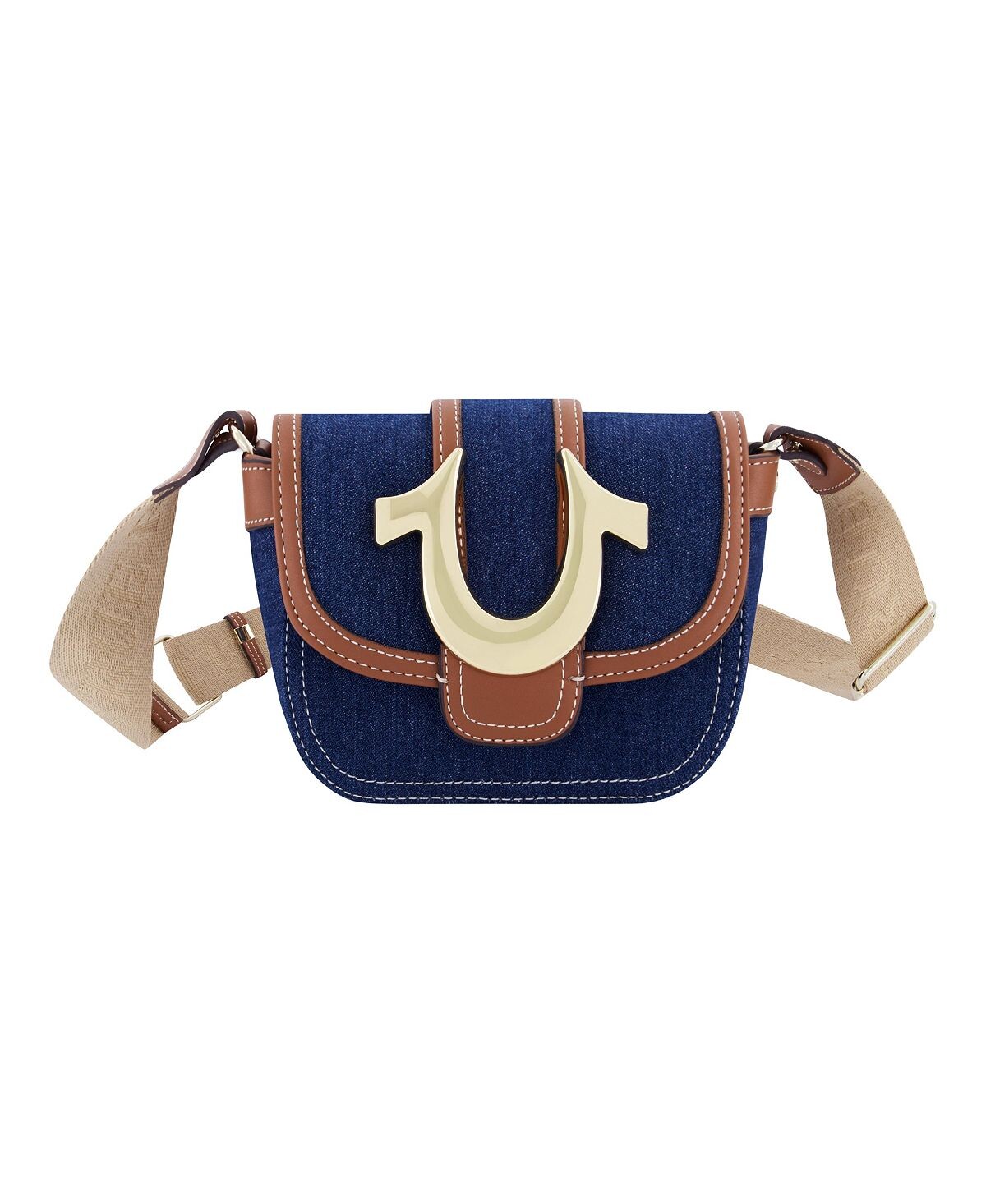 

Джинсовая сумка через плечо Mini с клапаном True Religion