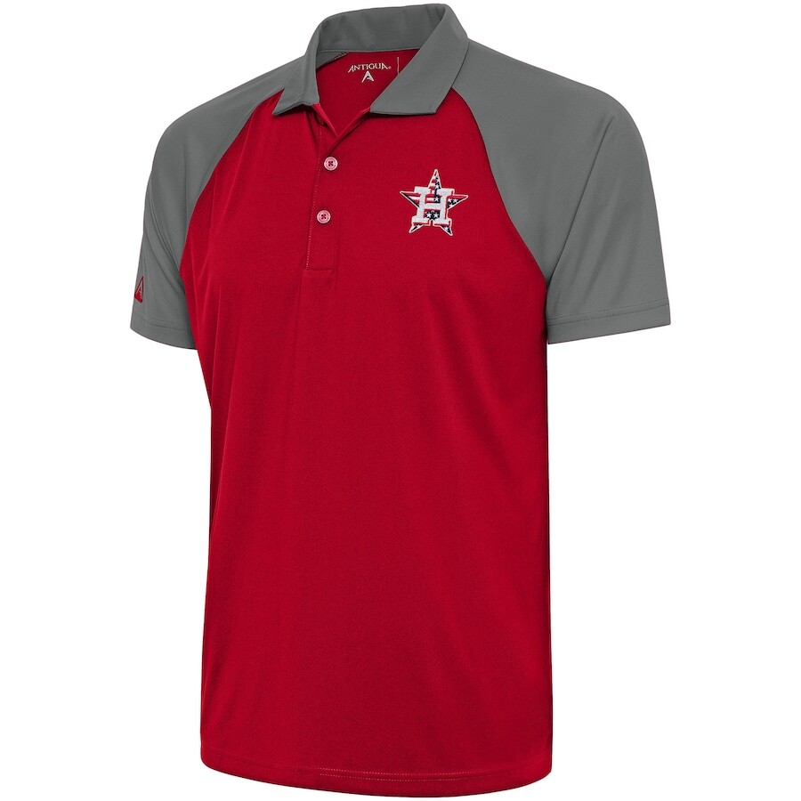

Поло с коротким рукавом Antigua Houston Astros, красный