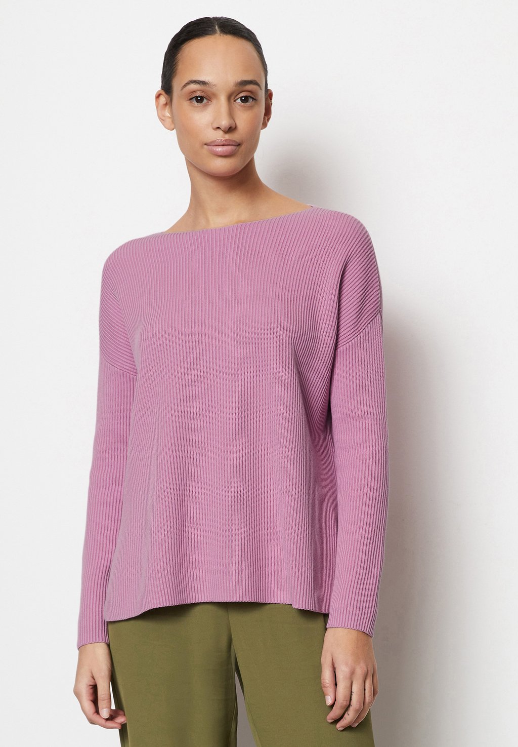Вязаный свитер LOOSE Marc O'Polo, цвет berry lilac
