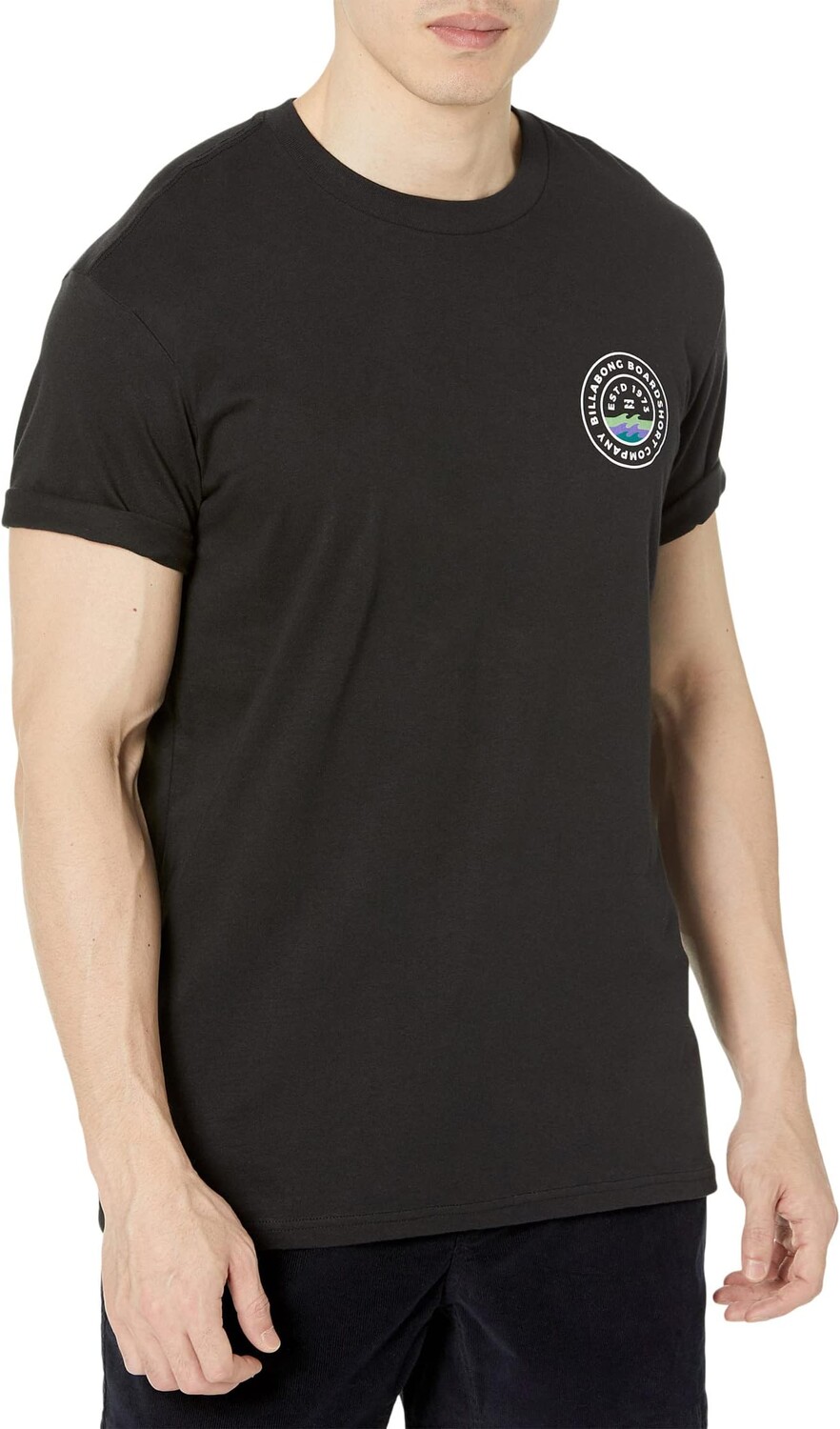 

Футболка с короткими рукавами и стенками Billabong, черный