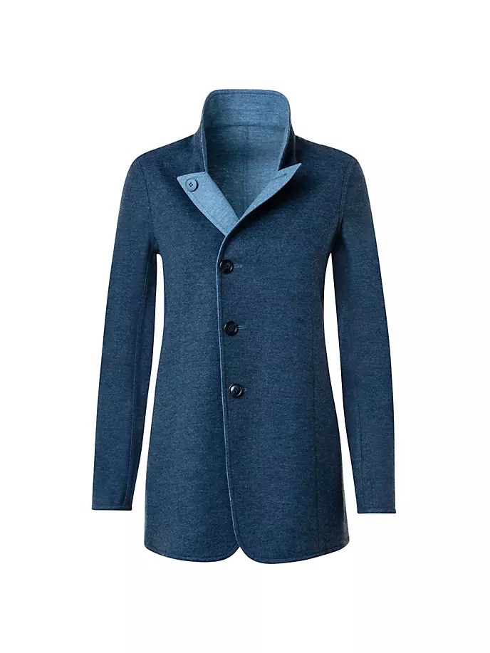 

Двусторонняя кашемировая куртка Akris, цвет light denim