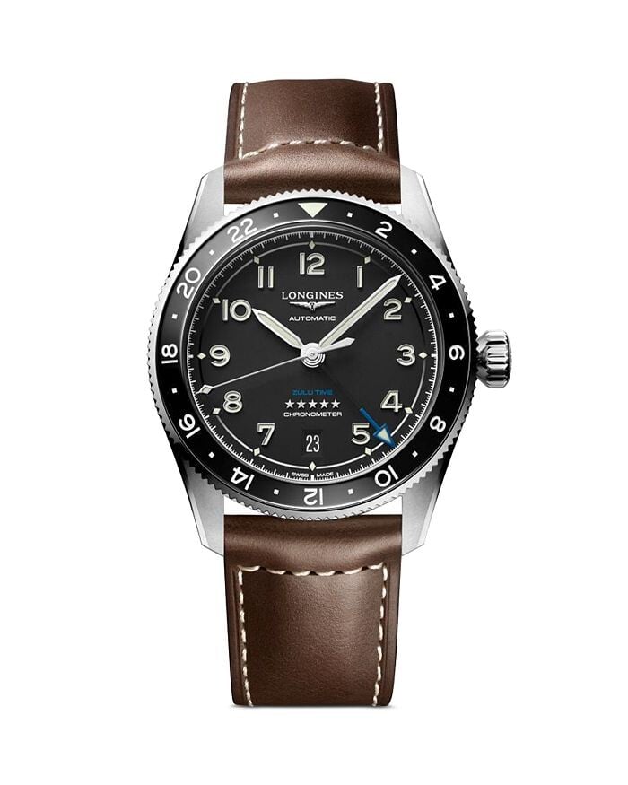 

Часы Longines Spirit Zulu Time, 39 мм, мультиколор