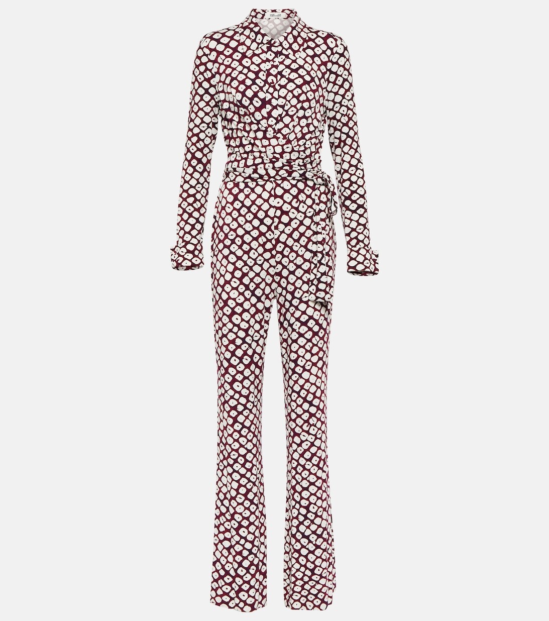 

Комбинезон Michele с поясом и принтом DIANE VON FURSTENBERG, разноцветный