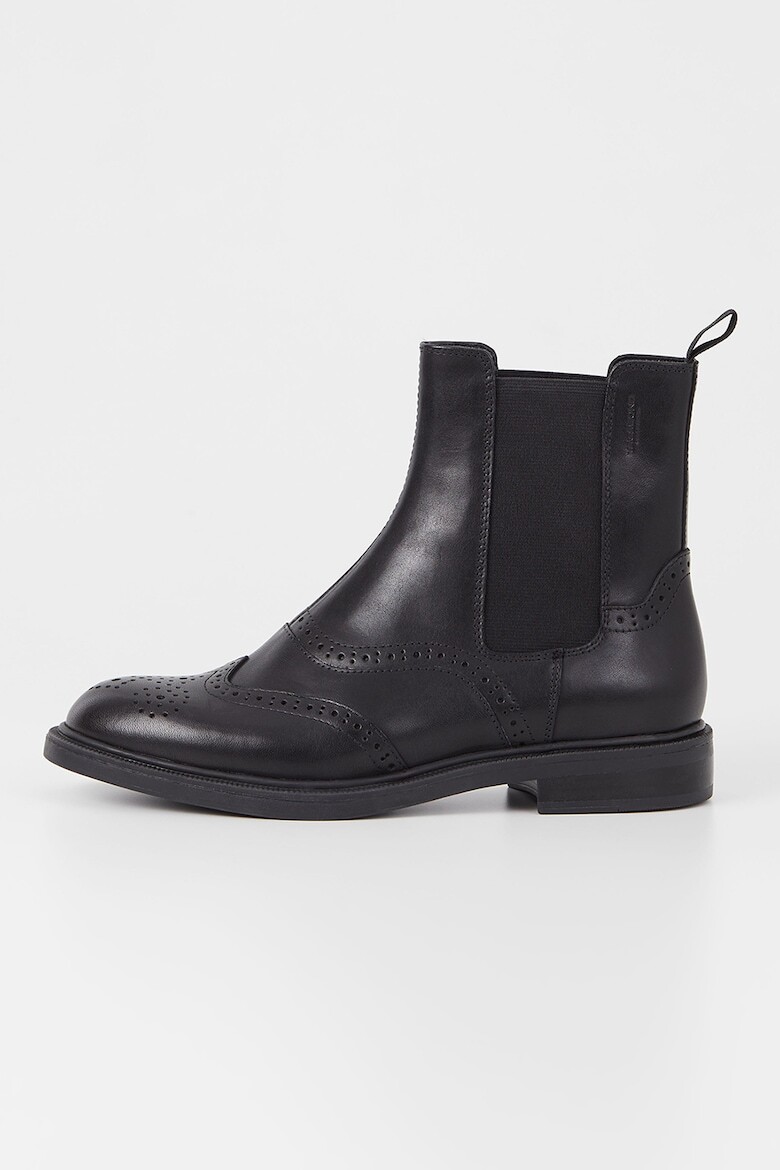 

Кожаные ботинки челси с акцентом на броги Vagabond Shoemakers, черный