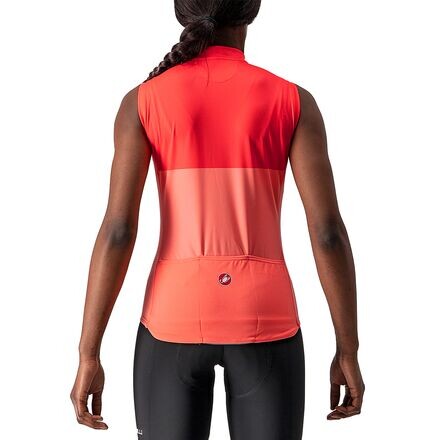 

Джерси без рукавов Velocissima женский Castelli, цвет Coral Flash/Brilliant Pink