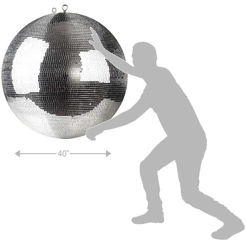 

Сценическое освещение ProX ProX MB-40 40" Mirror Glass Disco Ball DJ Dance Party Bands Club Stage Lighting