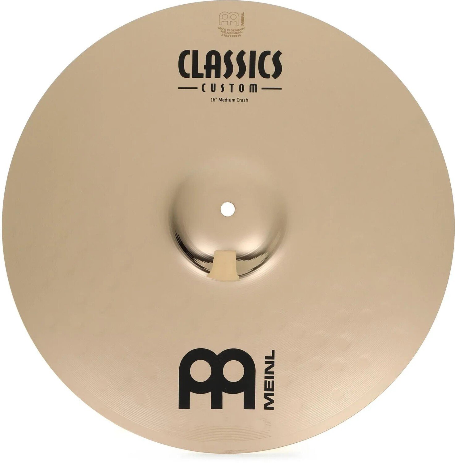 

Тарелки Meinl 16 дюймов Classics Custom Medium Crash Cymbal