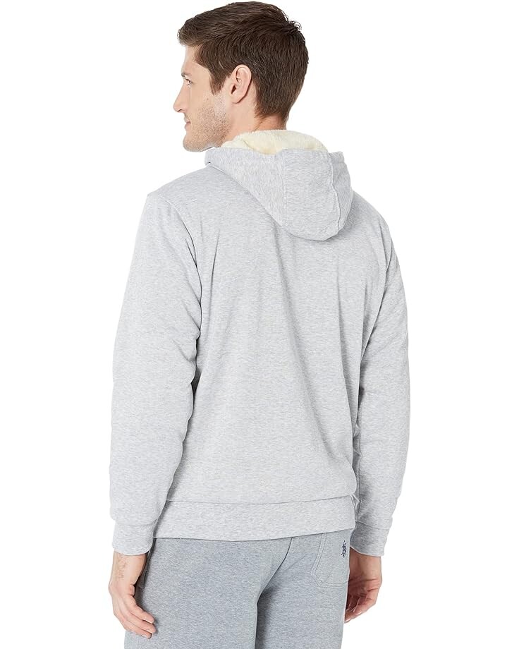 

Худи U.S. POLO ASSN. Solid Sherpa Hoodie, цвет Light Heather Grey