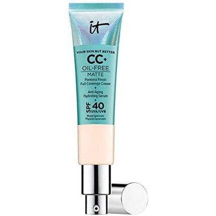 

Ваша кожа, но лучше CC+, безмасляный матовый крем с SPF 40, 32 мл, Fair Light, It Cosmetics