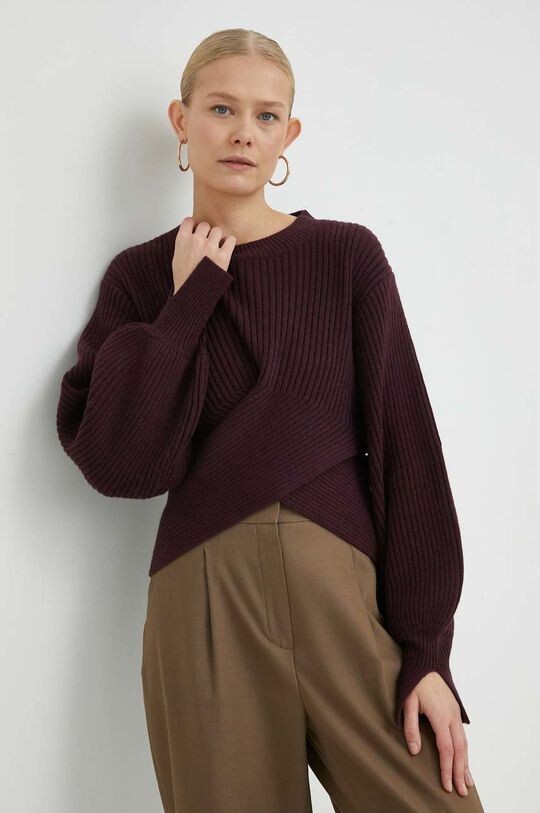 

Свитер из смесовой шерсти Sedum Irina Bruuns Bazaar, гранат