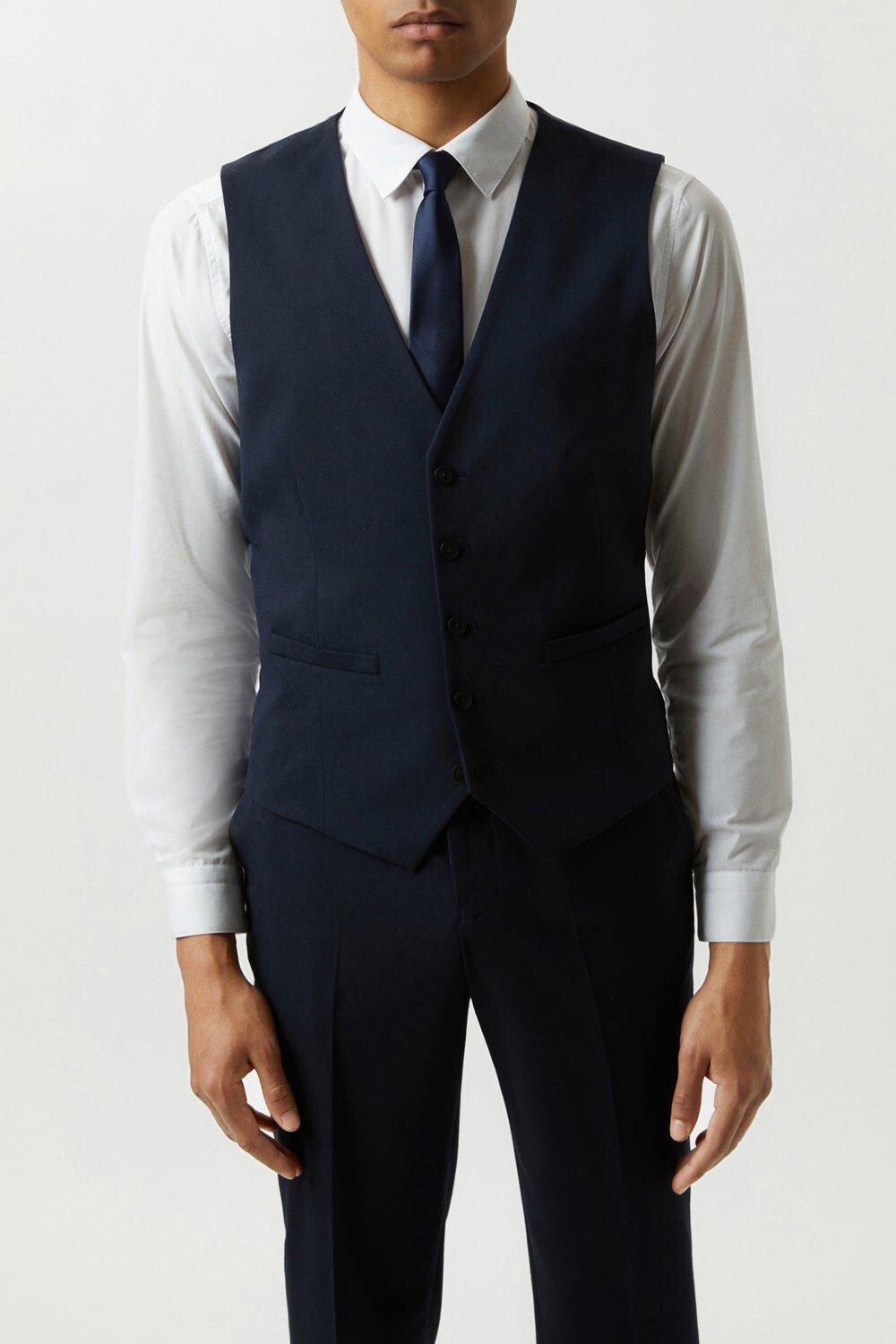 

Темно-синий жилет Slim Fit Essential Burton, темно-синий