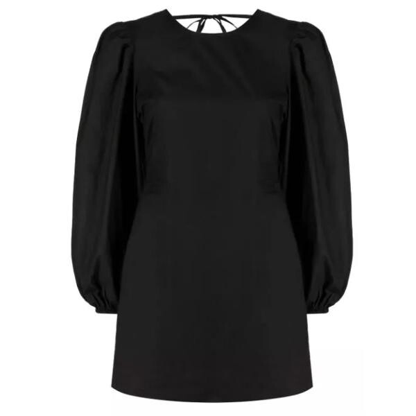 

Платье mini dress 099 black Ganni, черный