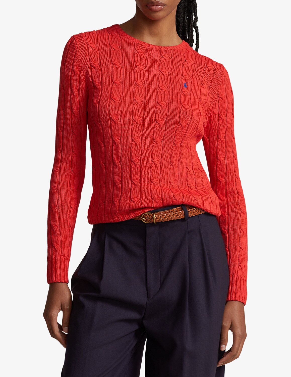 

Джемпер Julianna из хлопка Ralph Lauren, красный