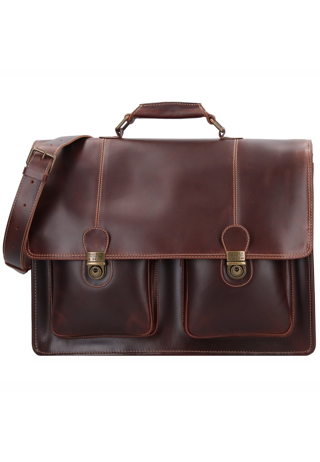 

Портфель NEVADA Buckle & Seam, цвет brown