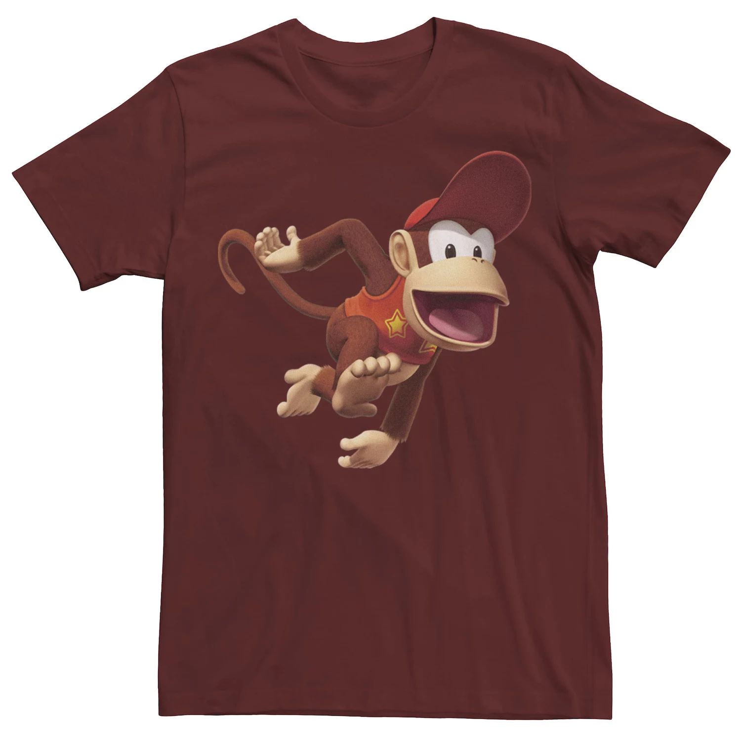 Мужская футболка с портретом Nintendo Diddy Kong Licensed Character фото
