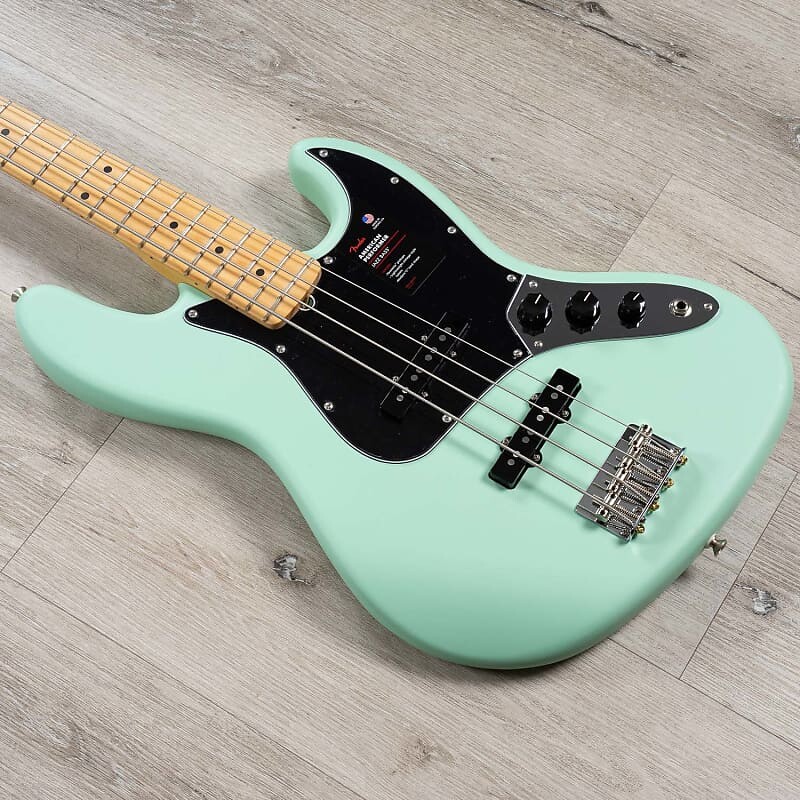 

Басс гитара Fender American Performer Jazz Bass J-Bass Bass Guitar Satin Surf Green
