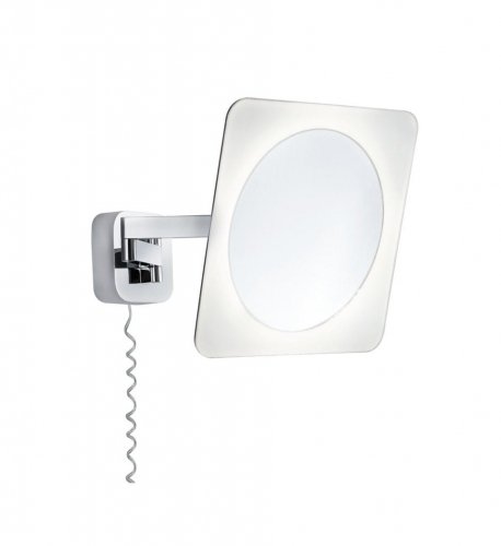 Косметическое зеркало IP44 LED 5.7Вт Хром/Белый/230В/Акрил Bela, PAULMANN, серебро