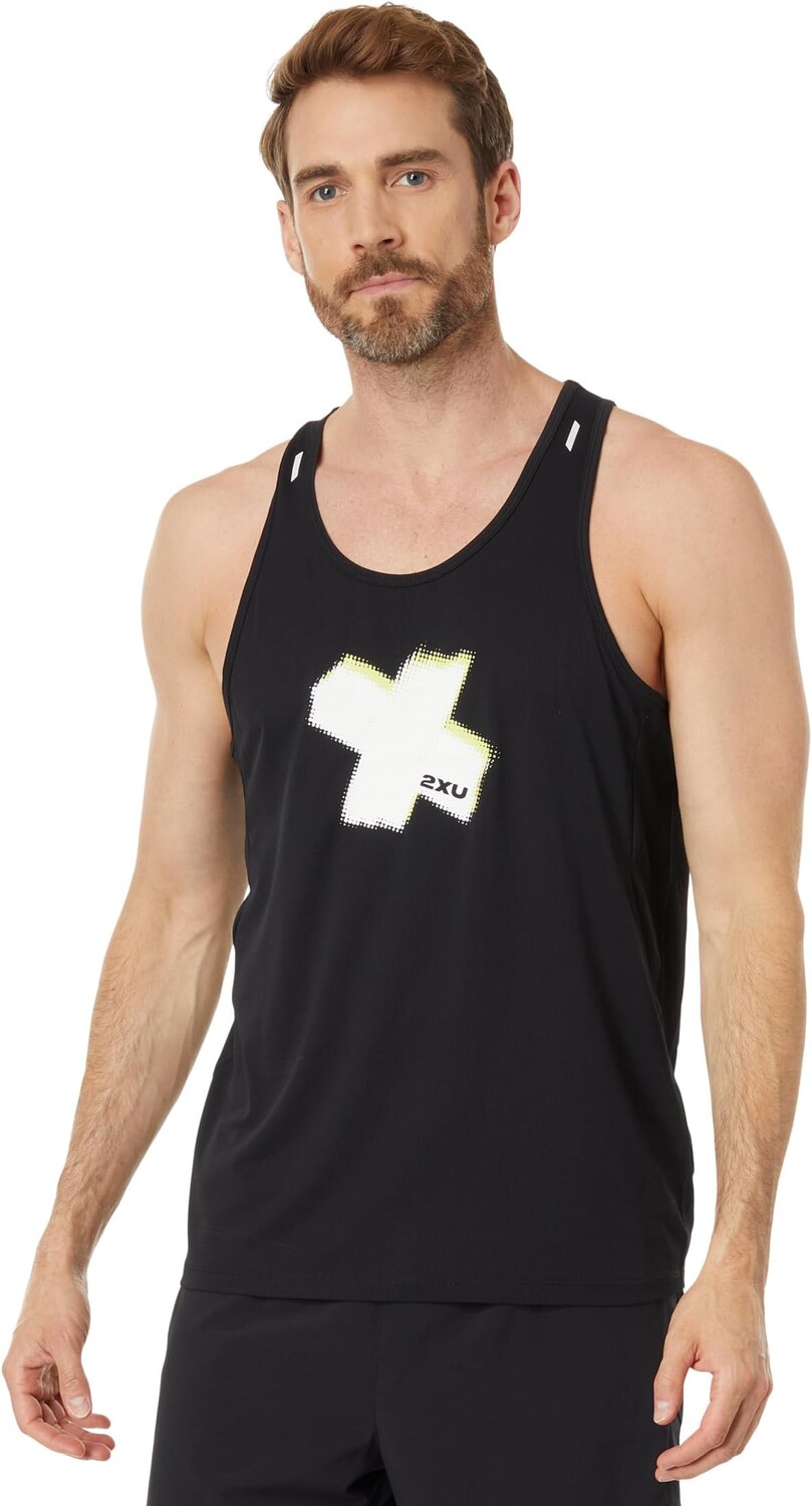 

Синглет скорости света 2XU, цвет Black White X/White Reflective