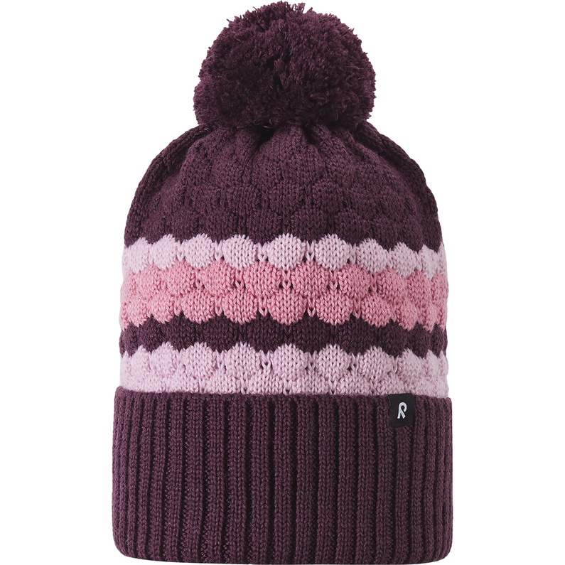 Детская шапка-пампула reima, фиолетовый