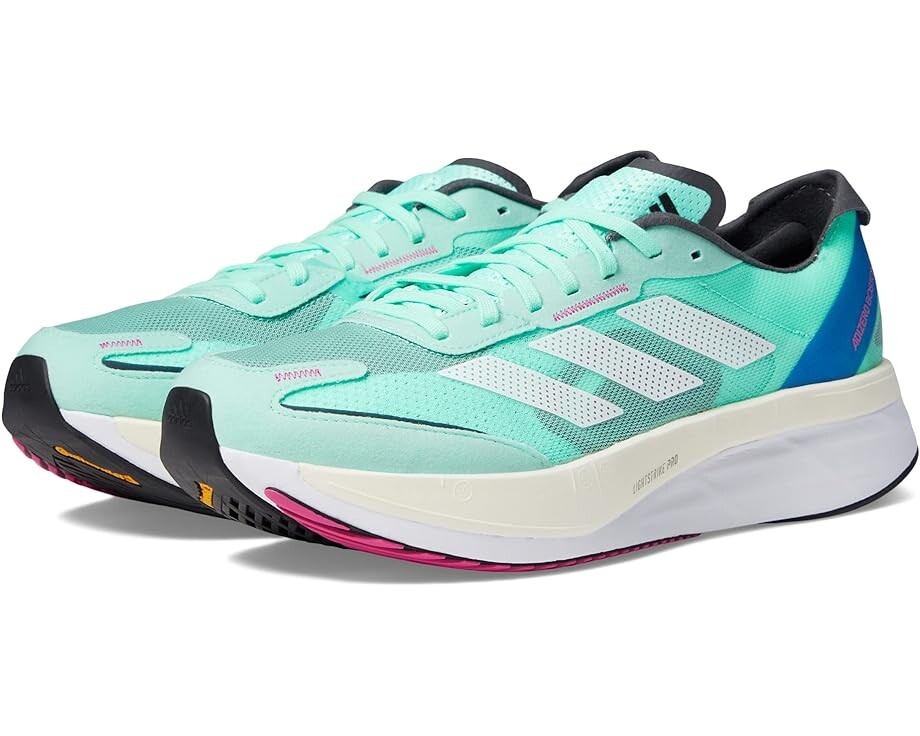 

Кроссовки Adidas Adizero Boston 11, цвет Pulse Mint/White/Crystal White