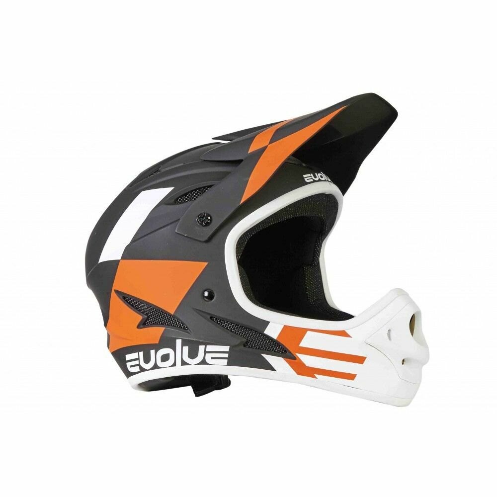 

Велосипедный шлем Evolve Storm downhill, оранжевый, Серый, Велосипедный шлем Evolve Storm downhill, оранжевый