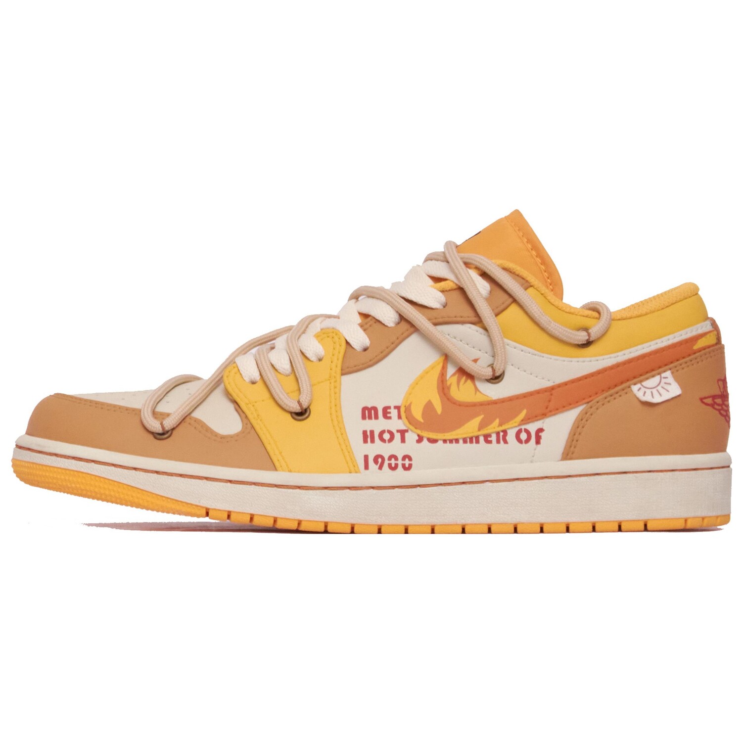 

Мужские баскетбольные кроссовки Jordan Air Jordan 1 Vintage, Beige orange
