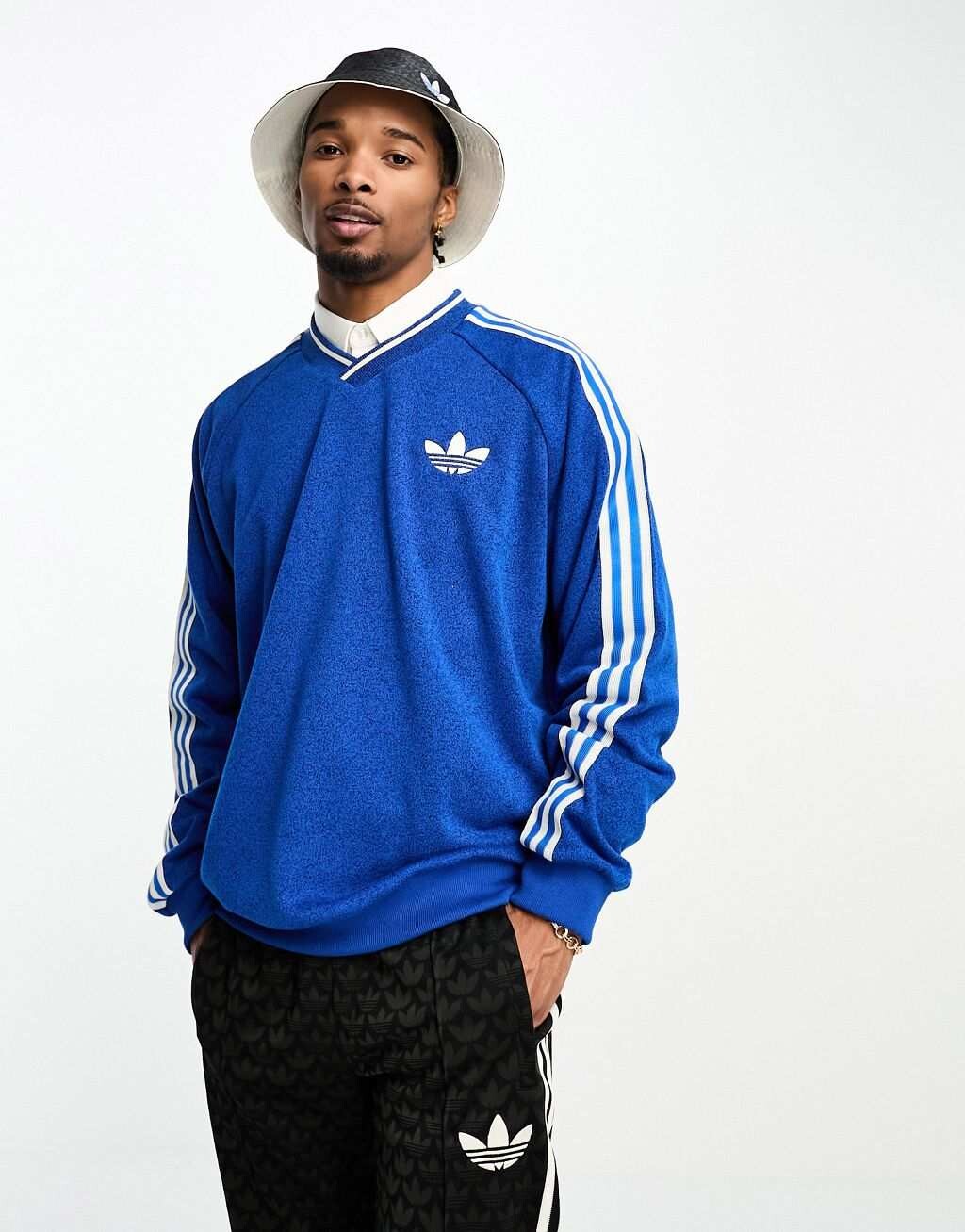 

Темно-синие свитшоты adidas Originals Adicolor 70s, Синий