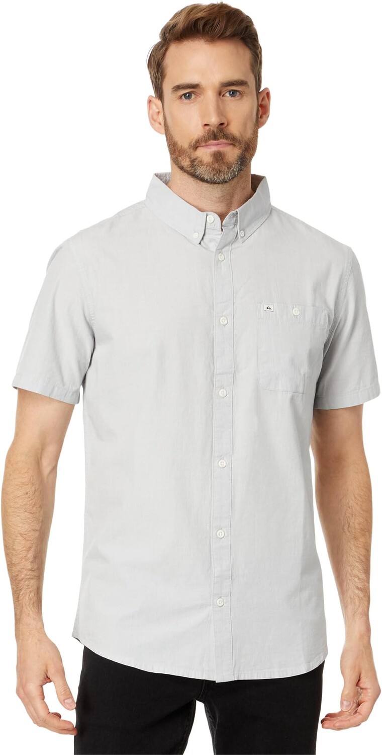 

Рубашка Winfall Short Sleeve Quiksilver, цвет Sleet